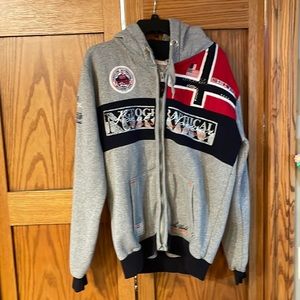 Geographical Norway Hoodie with zipper (size XL)